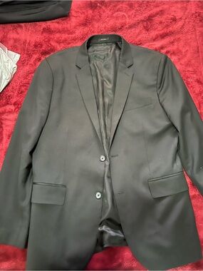 Express 42RClassic Men's Black Two-Button Blazer